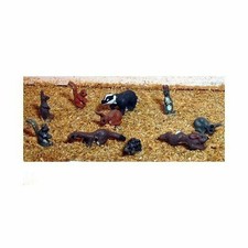 10 Wild animals OO Scale