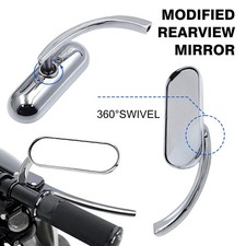 1Pair Chrome Motorcycle