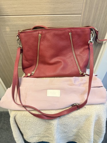 Radley large red leather - ,
