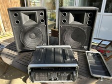 EV S-152 Speakers with Peavey