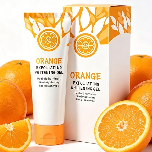 Orange enzyme peel - orange, gel