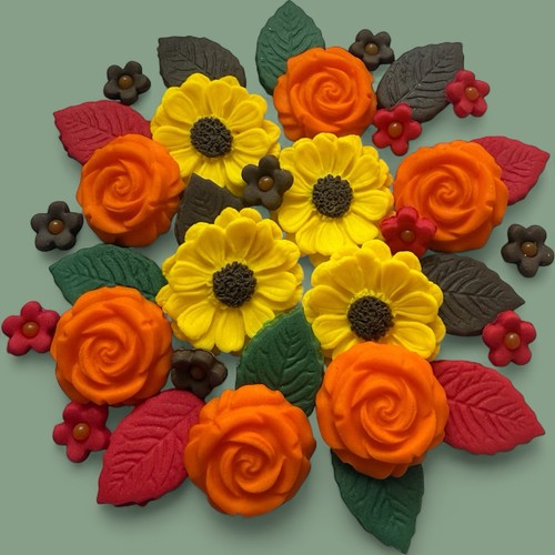 Edible autumn fondant - edible,