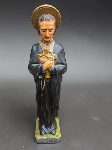 Vintage 1970 chalk - , statue