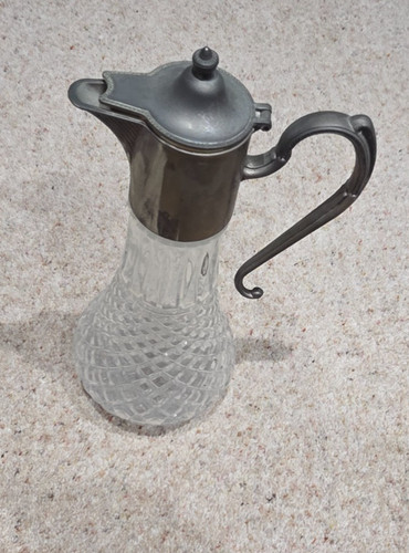 Silver plated cut - plated, claret