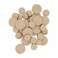 MDF Circle Wooden Shape Craft