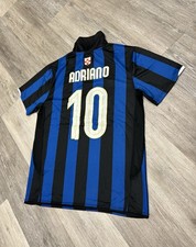 Inter Milan 2007/08 Home Football Shirt Adriano #10 Size XL REPLICA