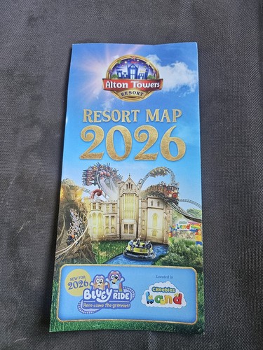 Alton towers resort - resort, map