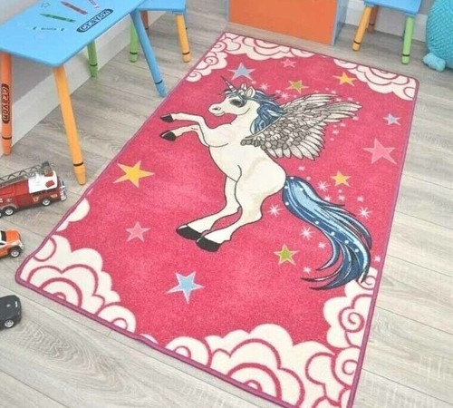 Girls bedroom rugs bright pink - rugs,
