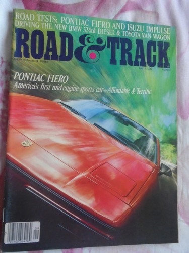 Road track sep 1983 isuzu - sep,