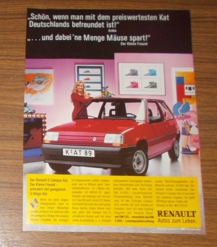 Rare advertising renault - advertising,