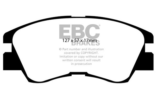 Ebc greenstuff front brake - ebc,