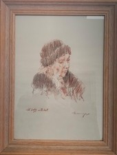 Old Lady With Hat By Ken