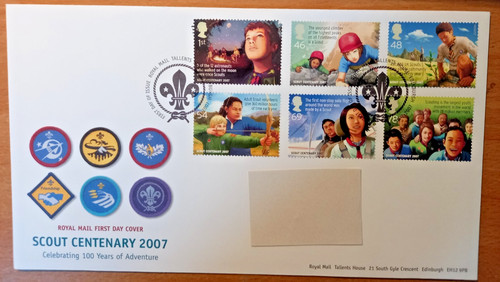 2007 scout centenary stamps - 2007, gb
