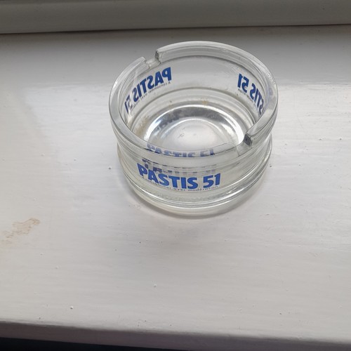Pastis glass ashtray - pastis,