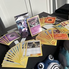 Pokémon TCG: Sun and Moon Unbroken Bonds Mewtwo Theme Deck Bundle Holo Cards