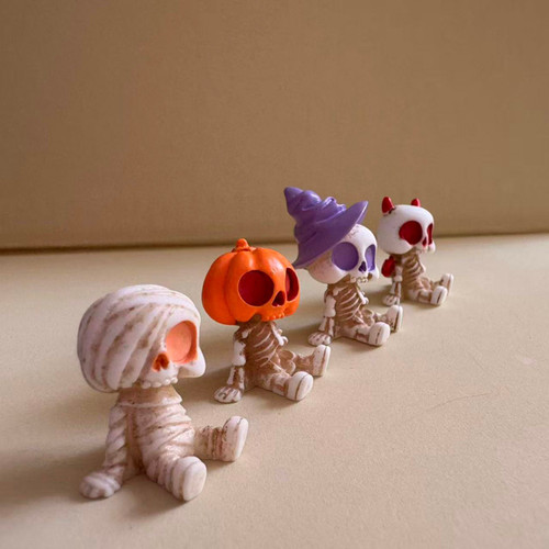 4pcs halloween mini resin - mini,