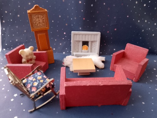 Dolls house furniture - furniture, vintage