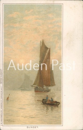 Faulkner sunset seascape - c.w.,