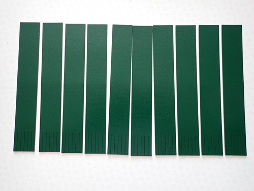 Dark green leather - 10,
