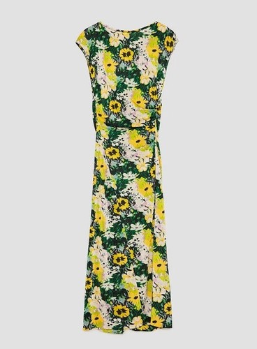 Zara woman floral ruched - woman,