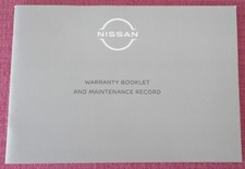(2023) NISSAN SERVICE BOOK. MICRA NOTE JUKE X-TRAIL QASHQAI. NOT HANDBOOK MANUAL