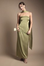 Oasis Olive Bridesmaid Dress