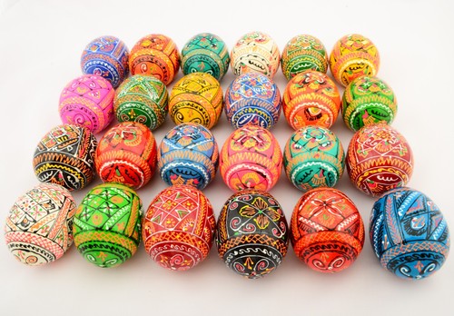 Wooden ukrainian pysanky - 24,