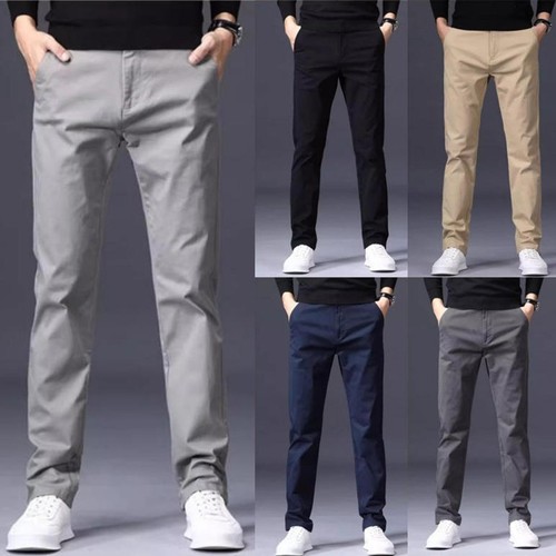 New mens chino trousers - new,