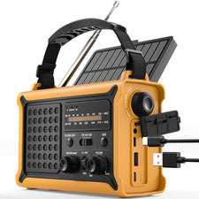 FM/AM Wind up Radio Solar