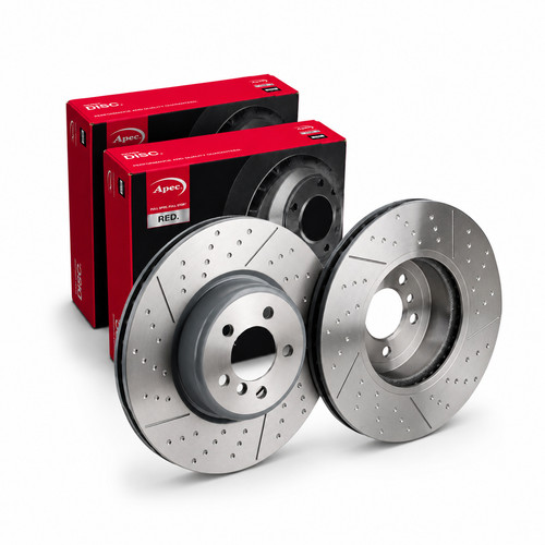 Apec front brake discs for - front,