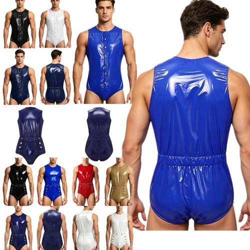 Mens wet look - uk,