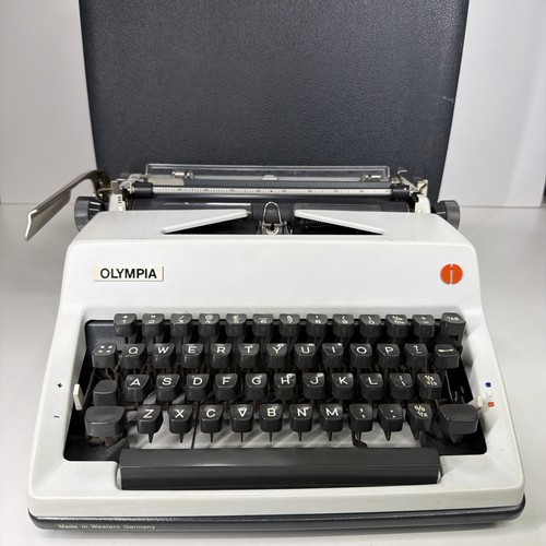 Olympia portable typewriter - olympia,
