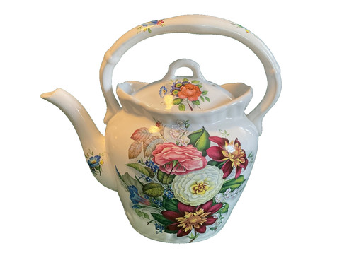 Crownford floral teapot - crownford,