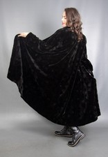 16498 GLAMOROUS REAL SHEARED MINK COAT FUR SWINGER EXTRA LONG BEAUTIFUL SIZE L
