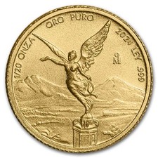 2024 Mexico 1/20 oz Gold
