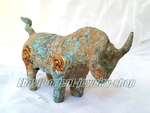 Rare bull cattle - cattle, bronze