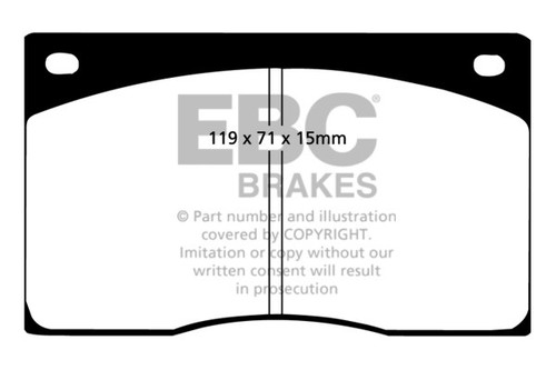 Ebc yellowstuff front - front, brake