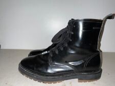 ZARA MEN'S BLACK LEATHER ANKLE