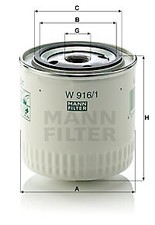 MANN-FILTER W 916/1 Oil Filter