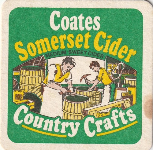 Beer mat coates - mat, cider
