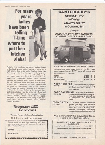 Canterbury campers vw - ft.,