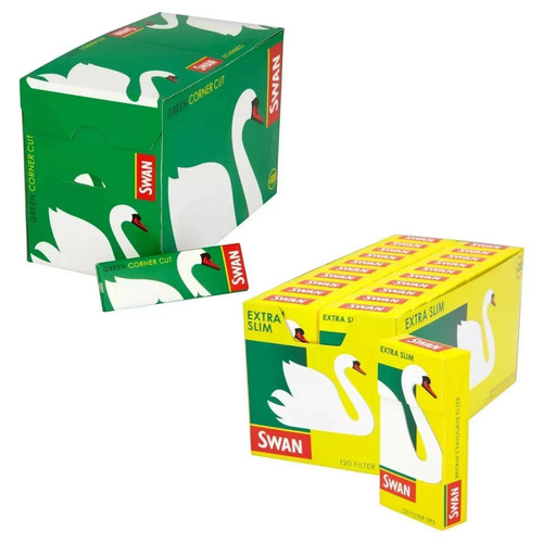 1200 swan green rolling papers - rolling,