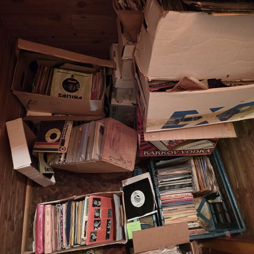 Records from estate - 45's,