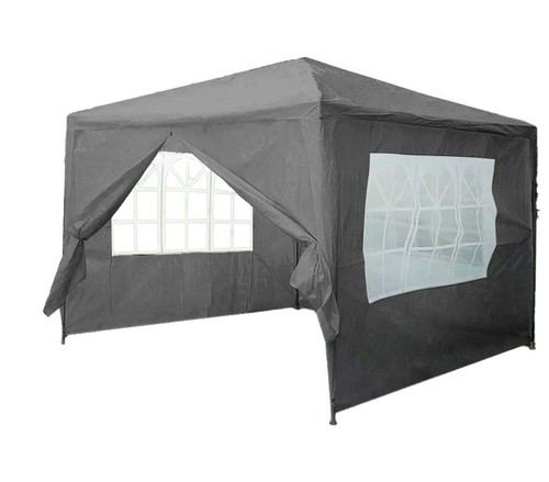 Lightweight 3x3m grey gazebo - 3x3m,