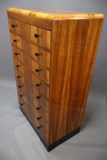 Walnut Art Deco Chest of