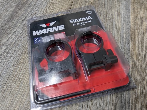 Warne 30mm matte high quick - warne,