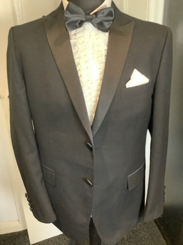 Mens black dinner tuxedo suit - dinner,