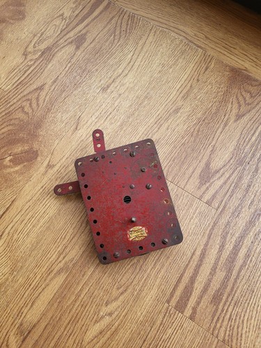 Meccano no1 red clockwork - meccano,