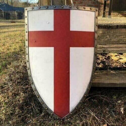 Medieval crusader shield - medieval,