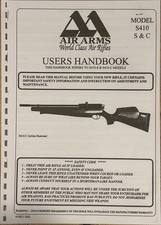 Air Arms Users Handbook Model S410 S&C
